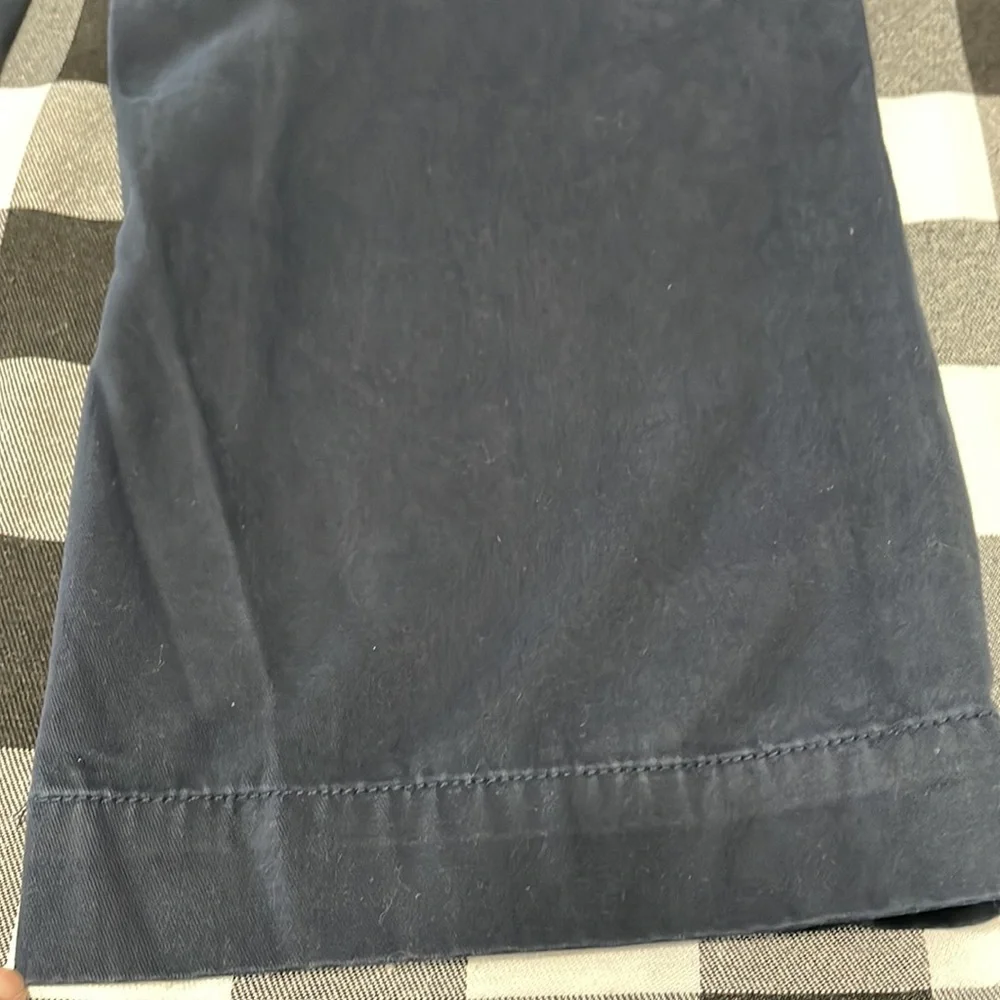 Polo Ralph Lauren Preston Chino Casual Pants 38 x 29 Short Navy Blue Red Pony - Picture 11 of 11